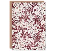 Artery8 Sir Matthew Digby Wyatt Art Card Vintage Silk Floral Pattern