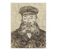 Artery8 Sketch Portrait Joseph Roulin Unframed Wall Art Print Poster 12X16 Artwork By Van Gogh : Detailed Sketch Portrait Suited For Office Or Hallway Adding Humanity Craftsmanship And Vintage Appeal