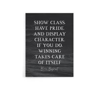 Artery8 Slate Quote Winning Bear Bryant Canvas Wall Art Print in Grey | Size: W18" x H24" Artery8 Grey W18" x H24"