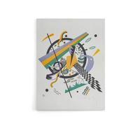 Artery8 Small Worlds IV Abstract Painting Kandinsky Canvas Wall Art Print in White | Size: W12" x H16" Artery8 White W12" x H16"