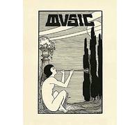 Artery8 Smith Music Lute Player Illustration Unframed Wall Art Print Poster Home Decor Premium