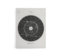 Artery8 Solar System Zodiac Hiram Butler Vintage Canvas Wall Art in White | Size: W18" x H24" Artery8 White W18" x H24"
