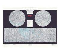 Artery8 Space NASA 1979 Lunar Chart Moon Map Data Diagram Large Wall Art Poster Print Thick Paper 18X24 Inch