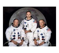 Artery8 Space NASA Apollo 11 Crew Armstrong Collins Aldrin Large Wall Art Poster Print Thick Paper 18X24 Inch