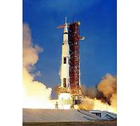 Artery8 Space NASA Apollo 11 Rocket Launch Lift Off Photo Unframed Wall Art Print Poster Home Decor Premium