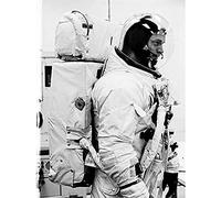 Artery8 Space NASA Astronaut Schweickart Apollo 9 EMU Art Print Canvas Premium Wall Decor Poster Mural