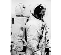 Artery8 Space NASA Astronaut Schweickart Apollo 9 EMU Large Wall Art Poster Print Thick Paper 18X24 Inch