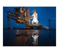 Artery8 Space Shuttle Sts135 Launch Pad Photograph Art Print Canvas Premium Wall Decor Poster Mural
