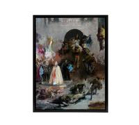 Artery8 Spanish Inquisition Painting Framed Canvas Wall Art Print | Size: W12" x H16" Artery8 Multicolor W12" x H16"