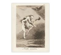 Artery8 Spanish Teacher Witches Broom Francisco Goya Wall Art Poster Print 12X16"