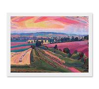 Artery8 Spencer Gore The Icknield Way Landscape Painting Artwork Framed Wall Art Print A4