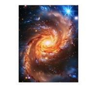 Artery8 Spiral Galaxy Dust Cloud Stars Space Universe For Living Room Extra Large XL Wall Art Poster Print