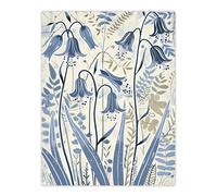 Artery8 Spring Bluebells Bright Flower Painting Botanical Living Room Extra Large XL Wall Art Poster Print