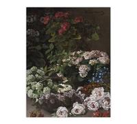 Artery8 Spring Flowers Floral Still Life Monet Vintage Wall Art Print Poster | Size: W24" x H32" Artery8 Multicolor W24" x H32"