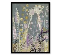 Artery8 Spring Wildflower Meadow Artwork Floral Nature Wall Art Print - A4 Size