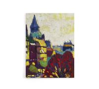 Artery8 St Germain des pres Paris Henry Lyman Sayen Canvas Wall Art Print | Size: W18" x H24" Artery8 Multicolor W18" x H24"