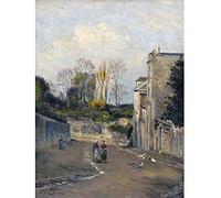 Artery8 Stanislas Lepine Montmartre The Rue Cortot Painting Unframed Wall Art Print Poster Home Decor Premium
