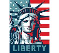 Artery8 Statue Of Liberty American Icon XL Giant Panel Poster (8 Sections)