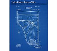 Artery8 Steinway Piano Frame 1885 Top Vintage Music Patent Art Print Canvas Premium Wall Decor Poster Mural