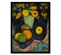 Artery8 Still Life With Flowers And Fruit Hartley Framed Wall Art Print A4