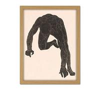 Artery8 Stolk Anatomical Study Neck Arm Leg Muscles Man Artwork Framed Wall Art Print 18X24 Inch