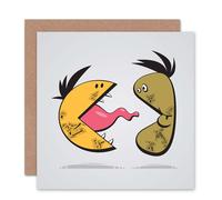 Artery8 Strange Characters Cartoon Face Kids Birthday Child Kids Card Artery8 Multicolor