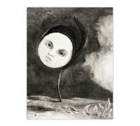 Artery8 Strange Flower With A Face Redon Vintage Wall Art Poster Print 12X16"