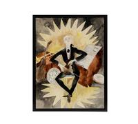 Artery8 String Musician Portrait Charles Demuth Framed Canvas Wall Art Print | Size: W24" x H32" Artery8 Multicolor W24" x H32"