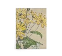 Artery8 Sunflowers Watercolour Canvas Wall Art Print Vintage : Artwork by Overbeck 24x32 Joyful sunlit flowers enriching kitchens or bright modern homes