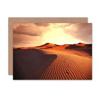 Artery8 Sunset Desert Sand Photo Art Blank Just to Say Card Artery8 Multicolor