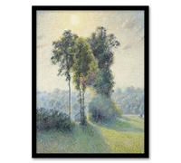 Artery8 Sunset Landscape at Saint Charles Pissarro Framed Wall Art Print | Size: A4 Artery8 Multicolor A4