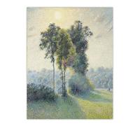 Artery8 Sunset Landscape at Saint Charles Pissarro Wall Art Poster Print | Size: W24" x H32" Artery8 Multicolor W24" x H32"