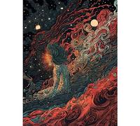 Artery8 Supernova Cosmic Deity Concept Art Illustration Extra Large XL Wall Art Poster Print