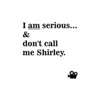 Artery8 Surely Don't Call Me Shirley Rumack Airplane Comedy Movie Premium Wall Art Canvas Print 18X24 Inch