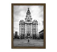 Artery8 Taddeo Royal Liver Building Liverpool Photo Artwork Framed Wall Art Print 18X24 Inch