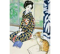 Artery8 Takehisa Late Spring Japanese Painting Large XL Wall Art Canvas Print