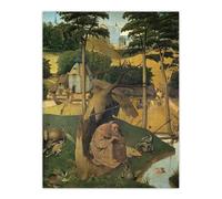 Artery8 Temptations of Saint Anthony Bosch Wall Art Poster Print | Size: W18" x H24" Artery8 Multicolor W18" x H24"