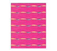 Artery8 Textile Pattern Vibrant Pink Vintage Japan Wall Art Print Korin | Size: W24" x H32" Artery8 Pink W24" x H32"