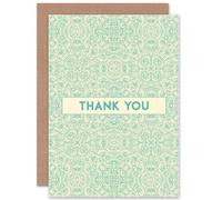 Artery8 Thank You Appreciation Gratitude Greetings Card in Blue Artery8 Blue