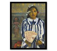 Artery8 The Ancestors of Tehamana Paul Gauguin Framed Wall Art Print | Size: W12" x H16" Artery8 Multicolor W12" x H16"