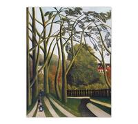 Artery8 The Banks of the Bievre Large Wall Art Poster Print 18X24 Inch Artwork By Rousseau : Peaceful River Scene Print Perfect For Lounge Or Office Creating Calm With Natural Beauty