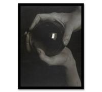 Artery8 The Crystal Ball Rebecca Strand Stieglitz Framed Wall Art Print in Grey | Size: A4 Artery8 Grey A4