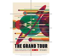 Artery8 The Grand Tour NASA Space Tours Travel XL Giant Panel Poster (8 Sections)