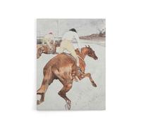 Artery8 The Jockey Horse Racing Canvas Wall Art Print Vintage : Artwork by Toulouse Lautrec 24x32 Intricate floral motif lending refinement to traditional interiors or heritage bedrooms