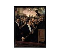 Artery8 The Orchestra at the Opera Edgar Degas Vintage Framed Canvas Wall Art | Size: W24" x H32" Artery8 Multicolor W24" x H32"