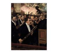Artery8 The Orchestra at the Opera Edgar Degas Vintage Wall Art Print Poster | Size: W12" x H16" Artery8 Multicolor W12" x H16"