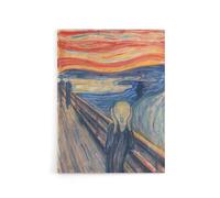 Artery8 The Scream Iconic Painting Canvas Wall Art Print 12X16 Artwork By Munch : World Famous Expressionist Piece Ideal For Living Room Adding Drama Energy And Timeless Style