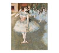 Artery8 The Star Ballet Dancer Portrait Degas Vintage Wall Art Print Poster | Size: W12" x H16" Artery8 Multicolor W12" x H16"