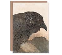 Artery8 Theo van Hoytema Art Card Old Crow Bird Painting