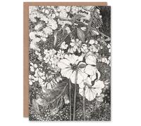 Artery8 Theo van Hoytema Art Card Spring Flowers Black and White